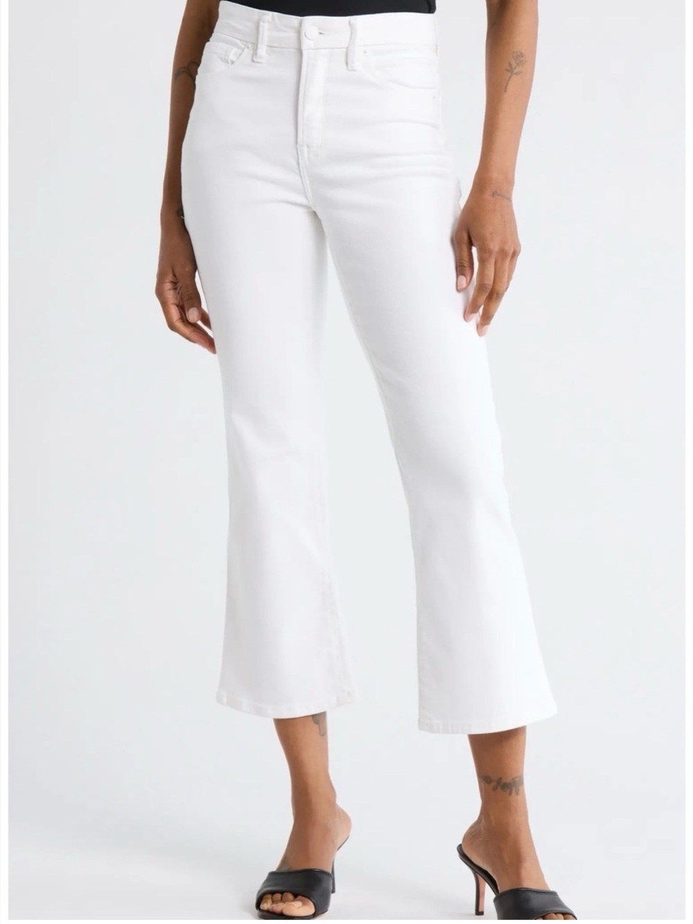 Good American Good Legs Crop Mini Boot Jeans
